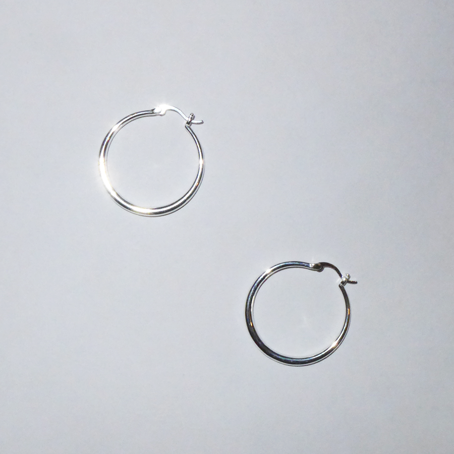 S925 MIA HOOPS