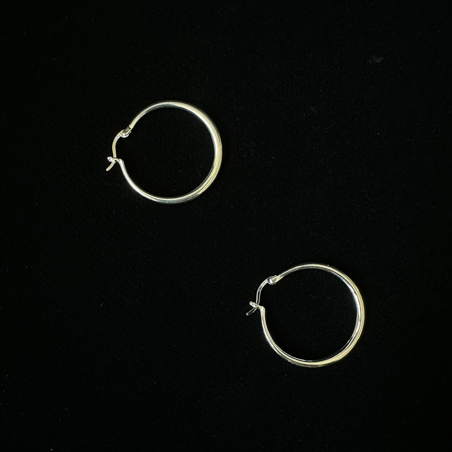 S925 MIA HOOPS